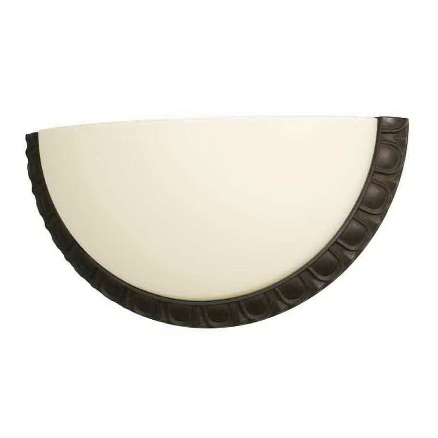 International Lighting E8297-23 17-1/2-in W Petal 1-Light Burnished Bronze Pocket Wall Sconce