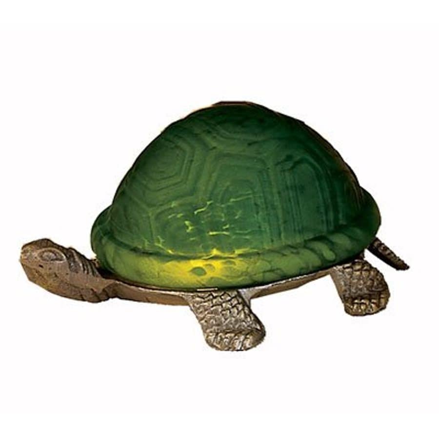 Meyda Turtle 4 In Art Glass Standard Indoor Table Lamp Meyda Turtle 4 In Art Glass Standard Indoor Table Lamp With Shade