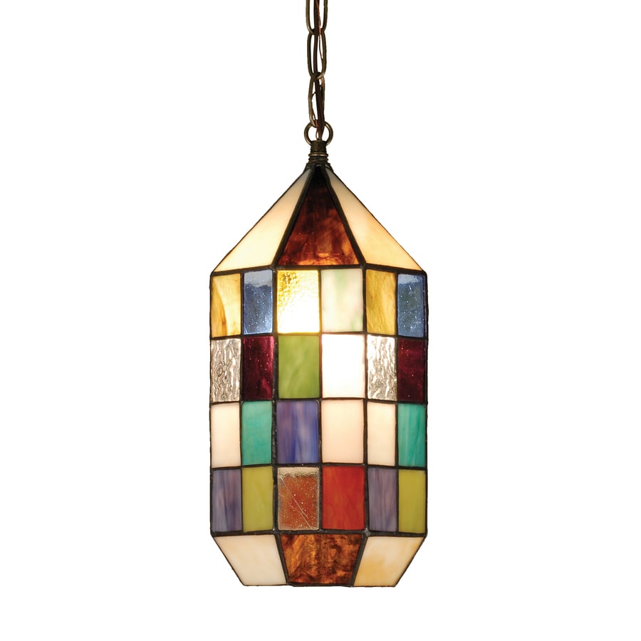 Meyda Tiffany Meyer Mahogany Bronze Mini Traditional Stained Glass