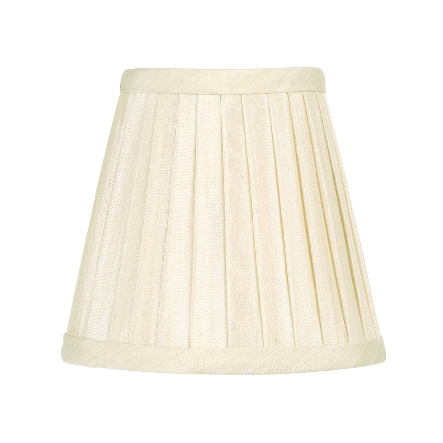 Shop Livex Lighting 4.5-in x 5-in Off white Fabric Empire Lamp Shade at ...