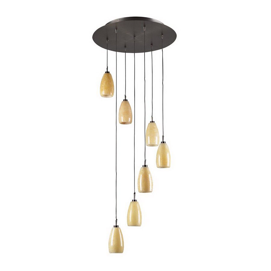 Plc Lighting 10 Ft Daisy Oil Rubbed Bronze Multi Pendant