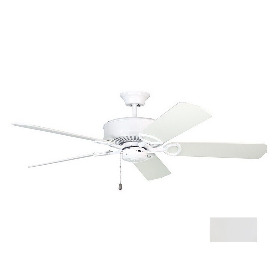 Kendal Lighting 52in Excellence White Ceiling Fan ENERGY STAR in the