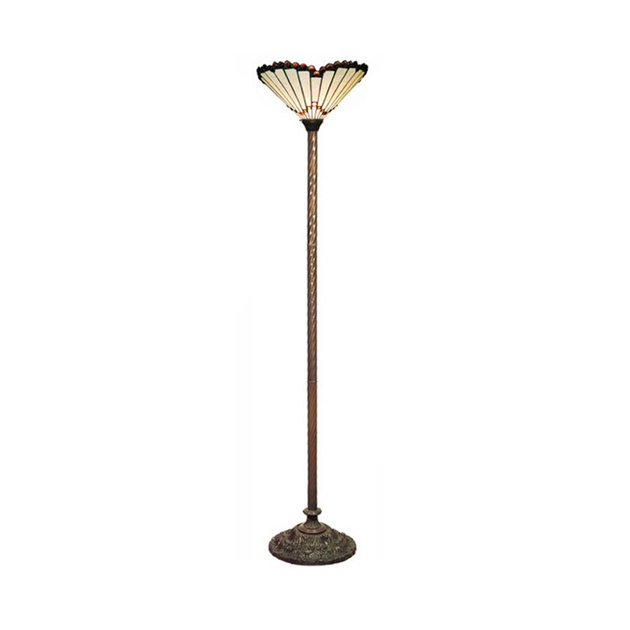Shop Warehouse of Tiffany Jewel 72-in Bronze Torchiere Floor Lamp ... Shop Warehouse of Tiffany Jewel 72-in Bronze Torchiere Floor Lamp ...
