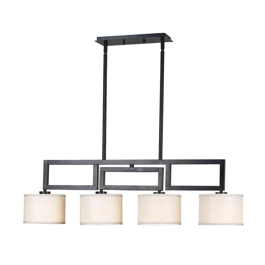 Kenroy Home Endicott 18in W 4Light OilRubbed Bronze Casual