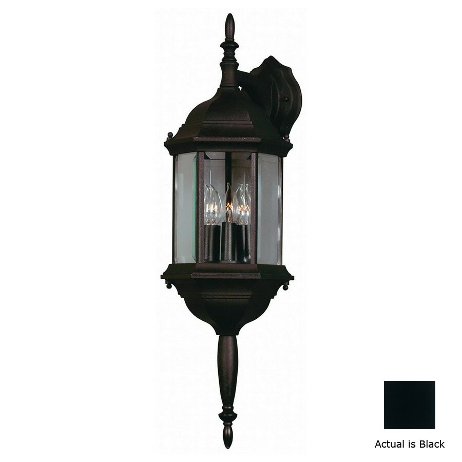 Kenroy Home 16267BL Custom Fit 26-in Black Outdoor Wall Light
