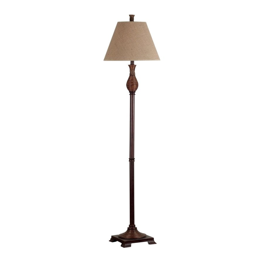 Kenroy Home Santiago 61 In Natural Reed Rotary Socket Floor Kenroy Home Santiago 61 In Natural Reed Rotary Socket Floor Lamp With Fabric Shade