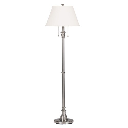 Kenroy Home Spyglass 60-in Bronze Floor Lamp with Fabric ...