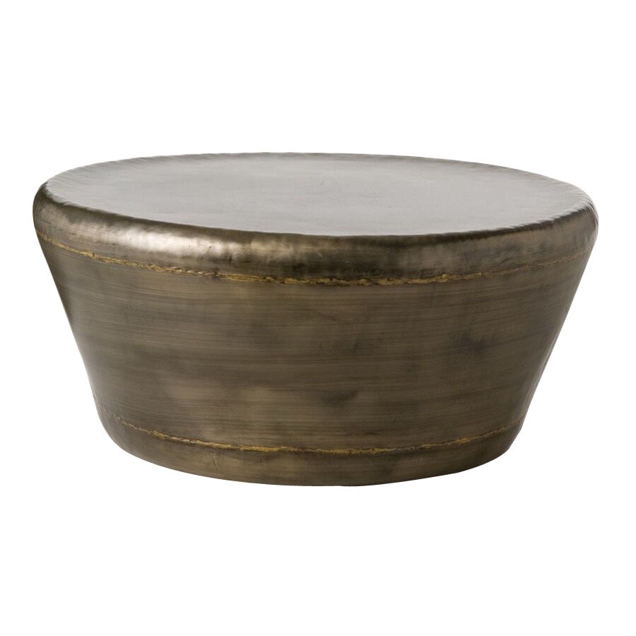 Arteriors Home 6238 Malcolm Dark Silver Round Coffee Table