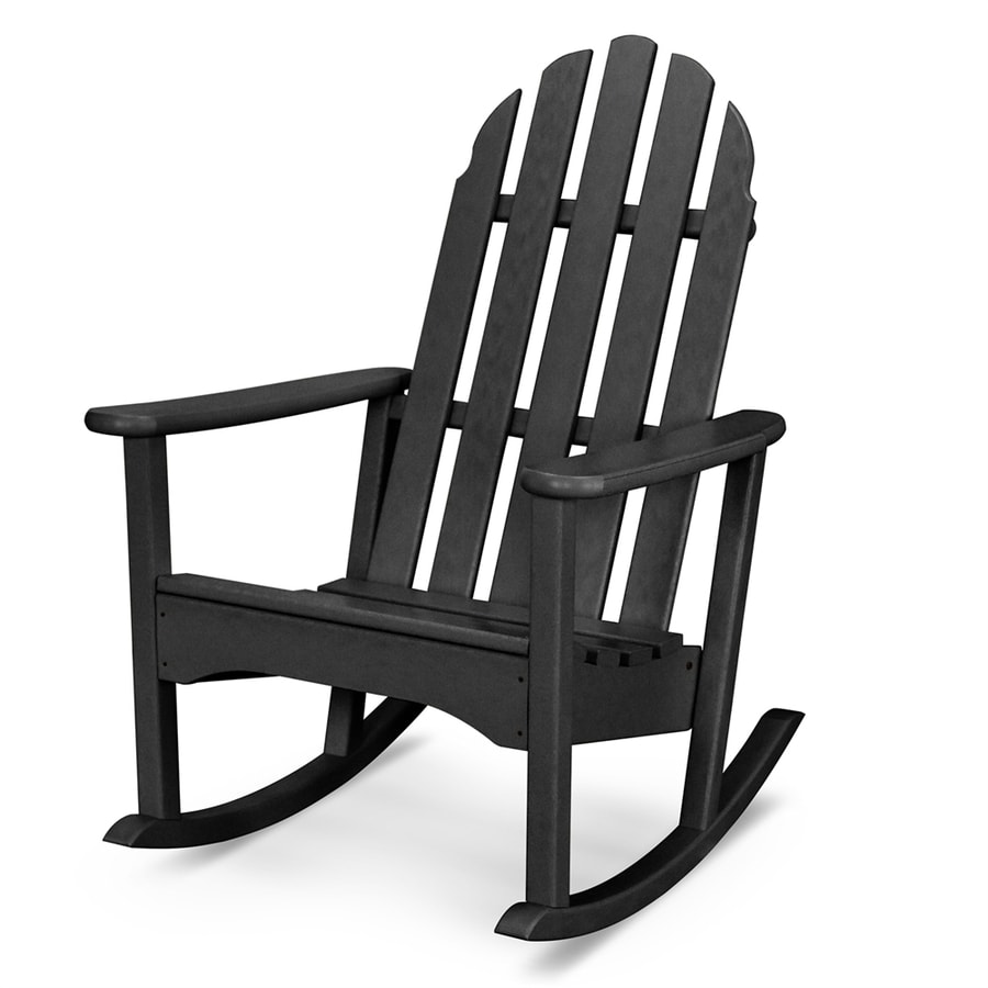 Shop POLYWOOD Classic Adirondack Plastic Rocking Chair 