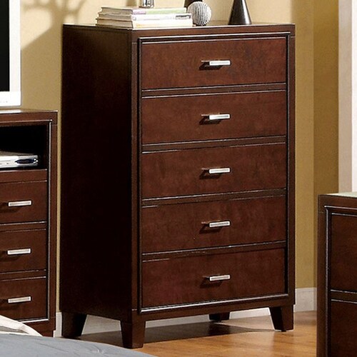 Write A Review About Furniture Of America Enrico Brown Cherry