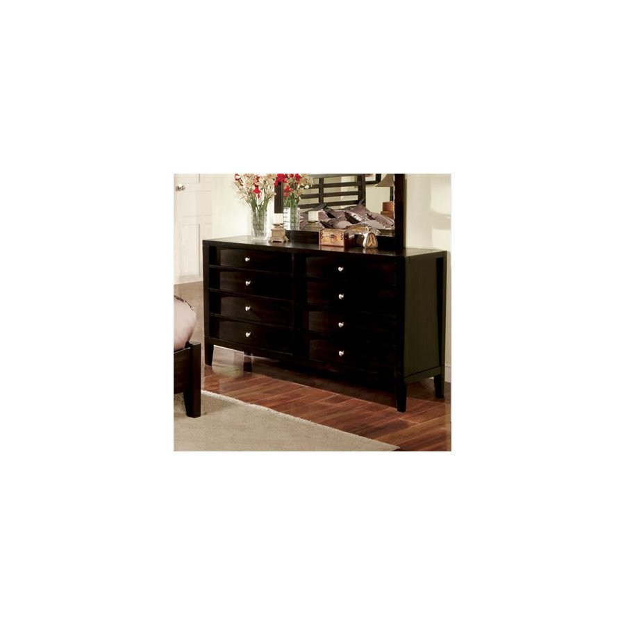 Furniture Of America Glastonbury Espresso 8 Drawer Dresser At