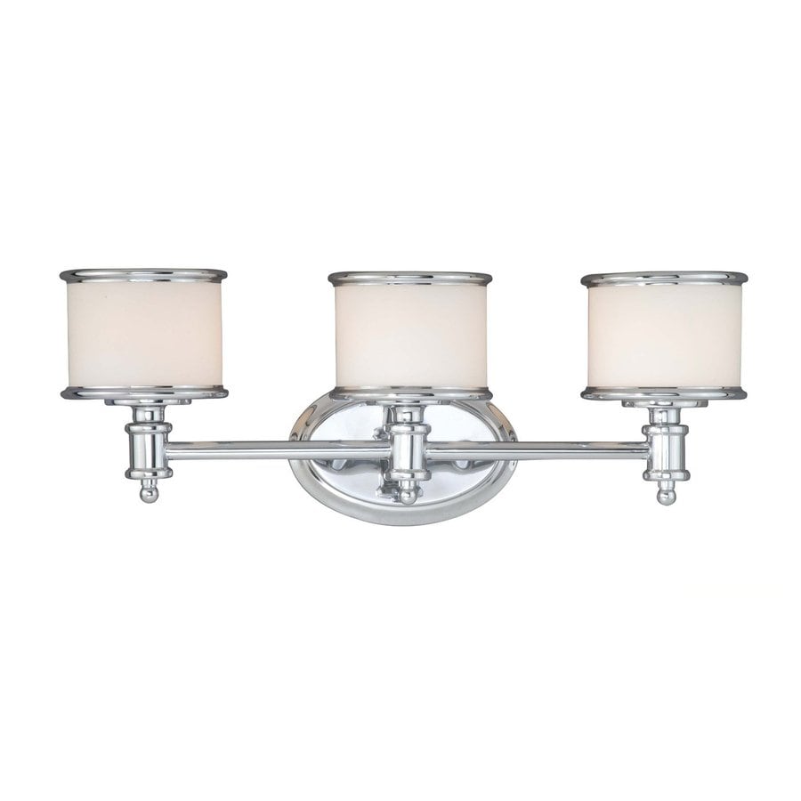 Shop Cascadia Lighting Carlisle 3Light 8in Chrome Drum 