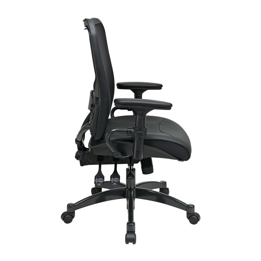OSP Home Furnishings Space Black Traditional Task Chair in the Office ...