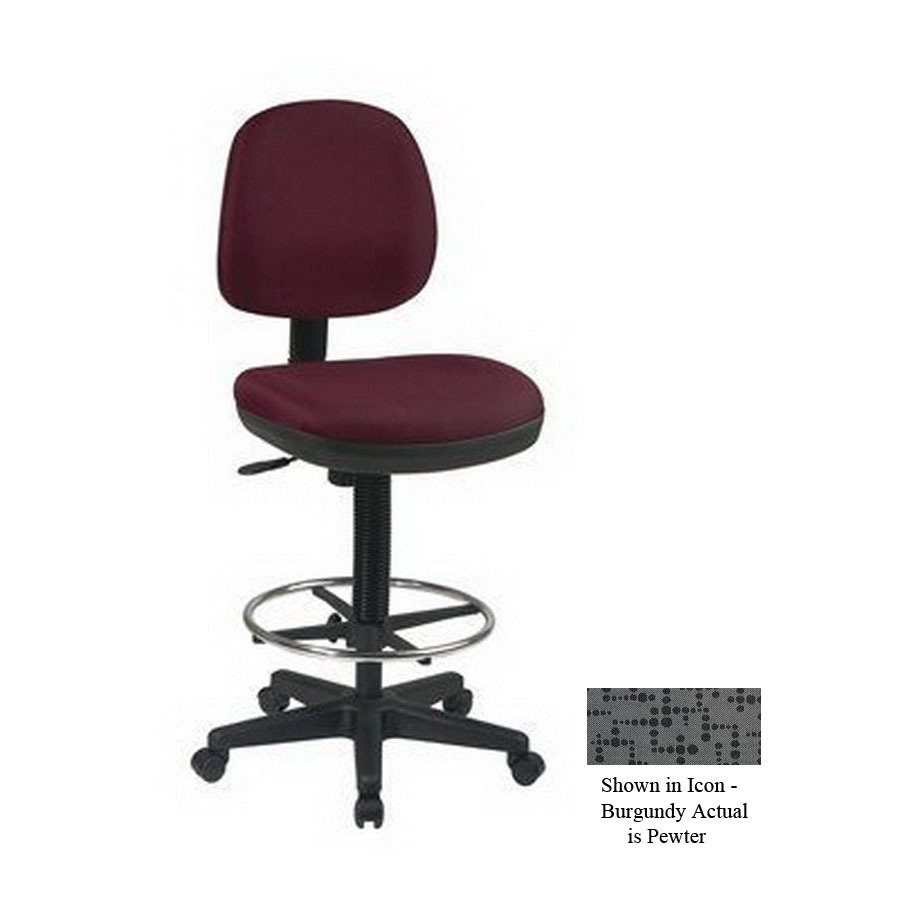 Office Star Worksmart Black Drafting Office Chair In The Office Chairs Department At Lowes Com