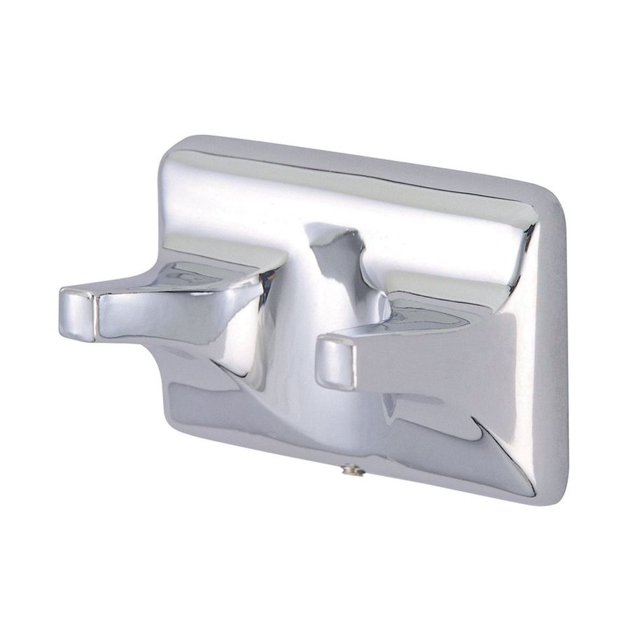 Elements of Design EBA017C 2-Hook Polished Chrome Towel Hook