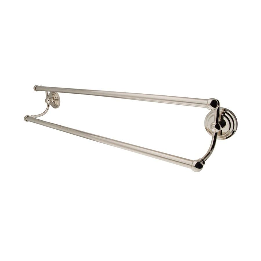 Elements of Design EBA2713PN Milano 24-in Polished Nickel Double Towel Bar