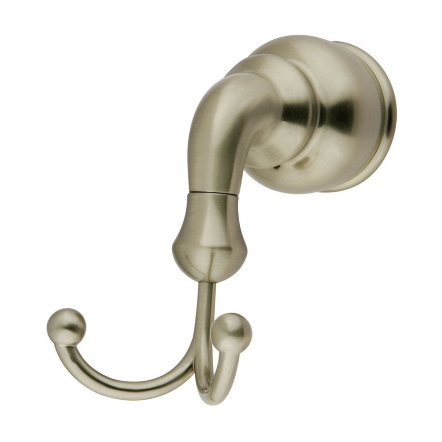 Elements of Design Magellan 2Hook Satin Nickel Towel Hook at
