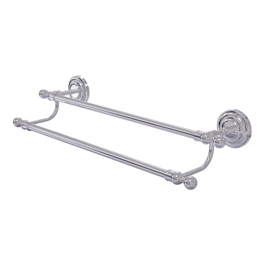 Allied Brass Que New 30in Polished Chrome Double Towel Bar at