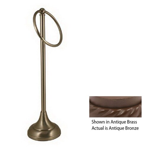 countertop towel holder bronze