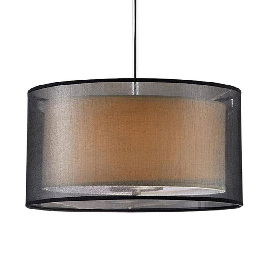 Warehouse of Tiffany Chrome Transitional Drum Pendant in the Pendant