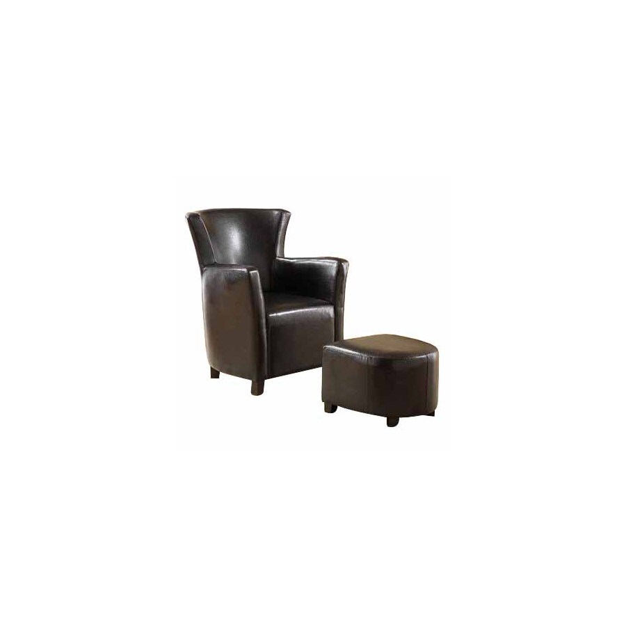 Furniture Of America Half Moon Bay Black Accent Chair At