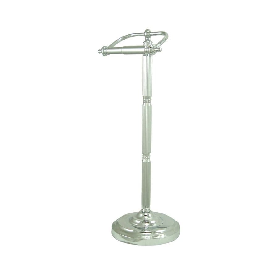 Elements of Design DS2101 Georgian Polished Chrome Freestanding Floor Spring-Loaded Toilet Paper Holder