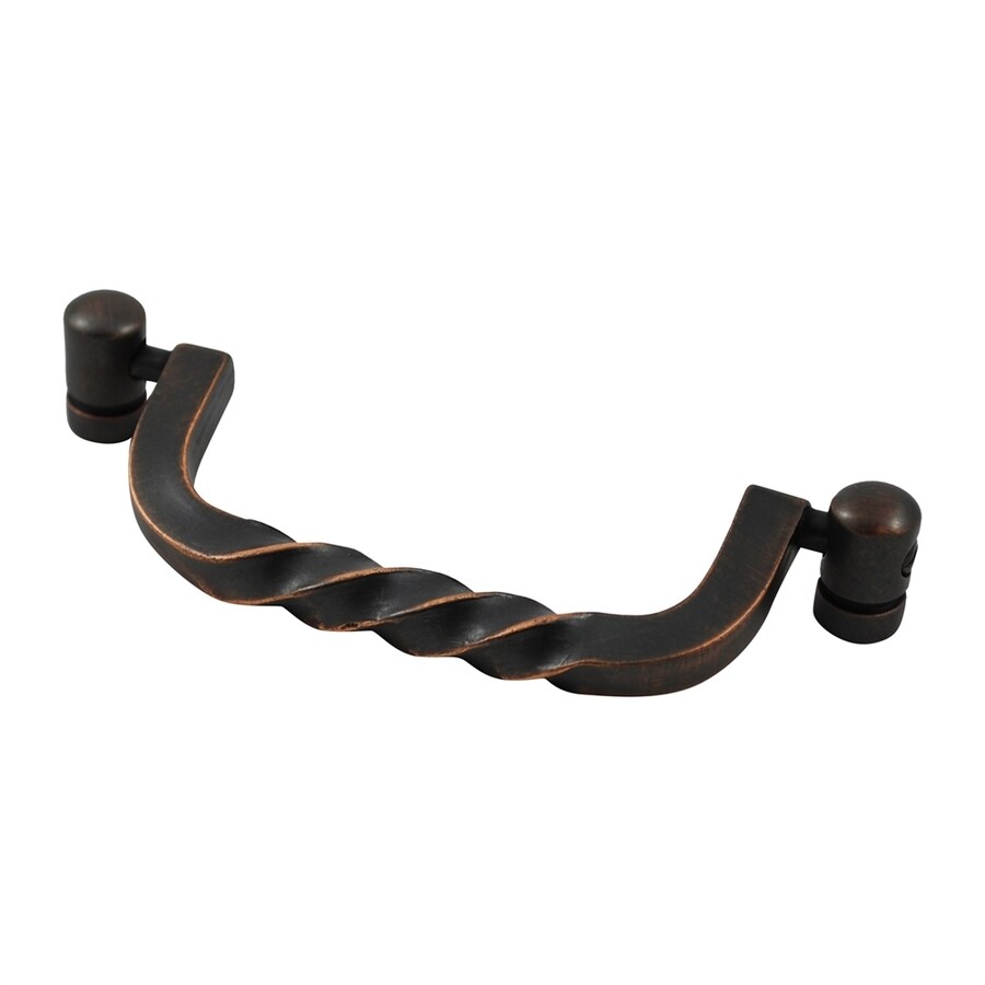 Residential Essentials 4in Center to Center Bronze Pull in the Drawer Pulls