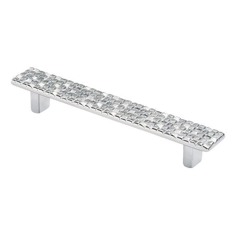 Shop Siro Designs 5 In Center To Center Matte Chrome Mosaic Bar