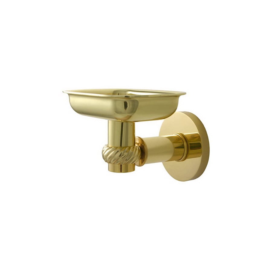 Allied Brass Continental Polished Brass Soap Dish at