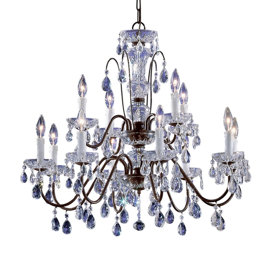 Classic Lighting Daniele 12-Light English Bronze Traditional Tiered ...