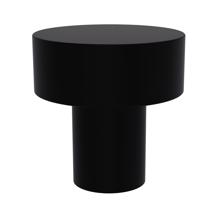 Allied Brass Matte Black Round Knob at
