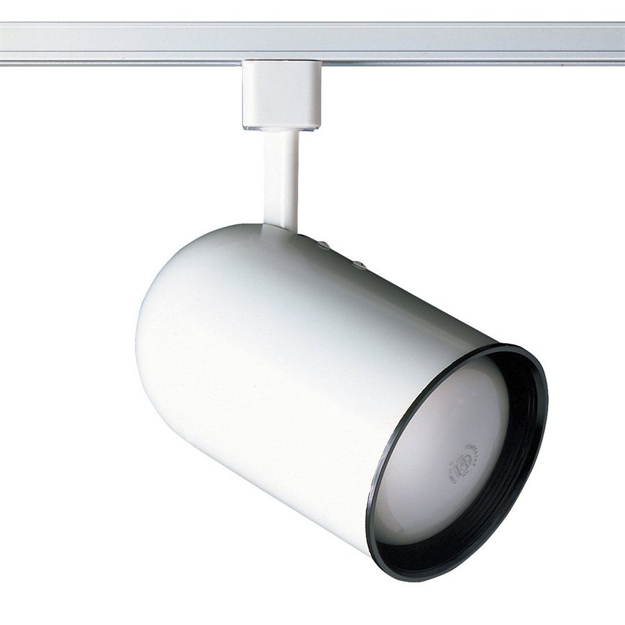 Cal Lighting 1 Light White Roundback Linear Track Head At Cal Lighting 1 Light White Roundback Linear Track Head
