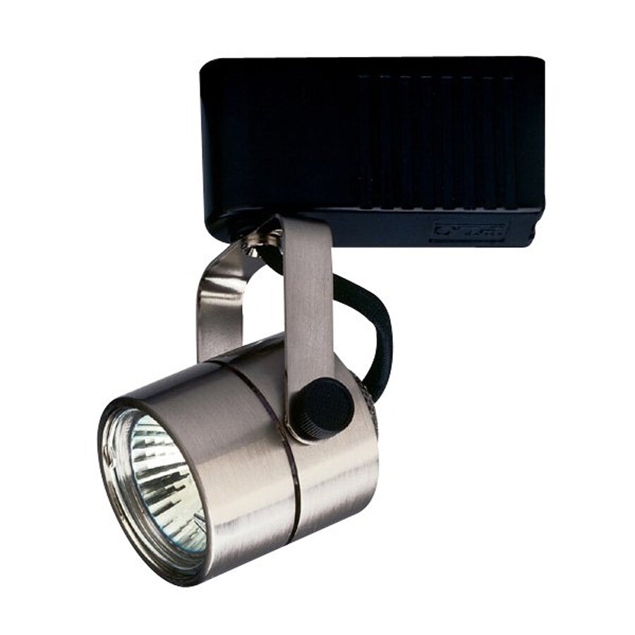 PLC Lighting Slick 1-Light Dimmable Satin Nickel Flat Back Linear Track ...