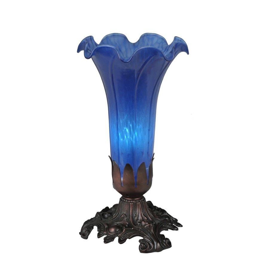 Meyda Tiffany Pond Lily 8in Mahogany bronze Electrical Outlet Uplight