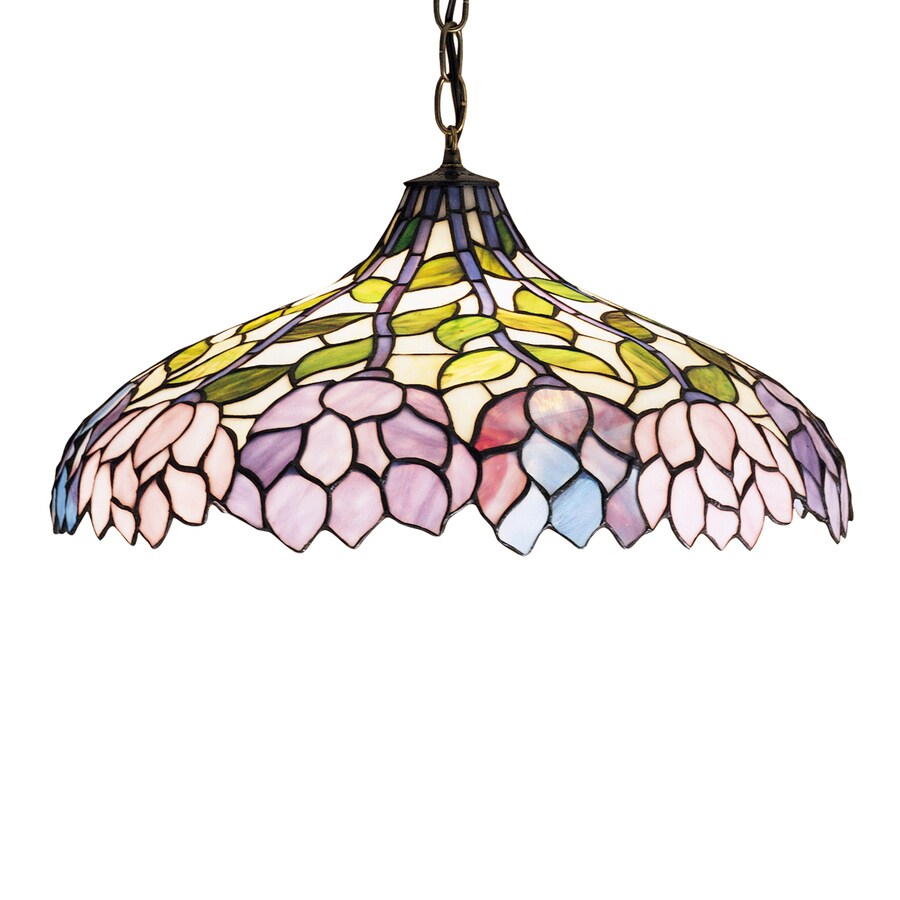 Meyda Wisteria 20 In W Gany Bronze Hardwired Standard Meyda Wisteria 20 In W Gany Bronze Hardwired Standard Pendant Light With Style Shade