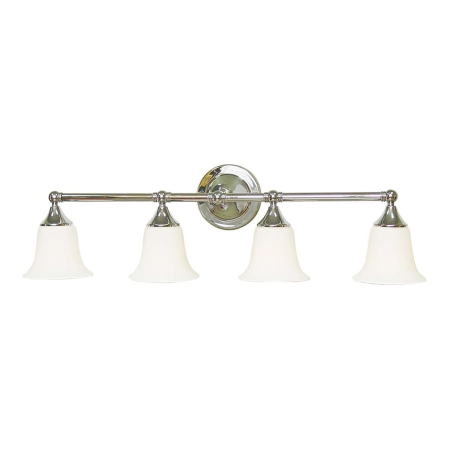 Volume International 4 Light 34 5 In Brushed Nickel Bell Vanity Volume International 4 Light 34 5 In Brushed Nickel Bell Vanity