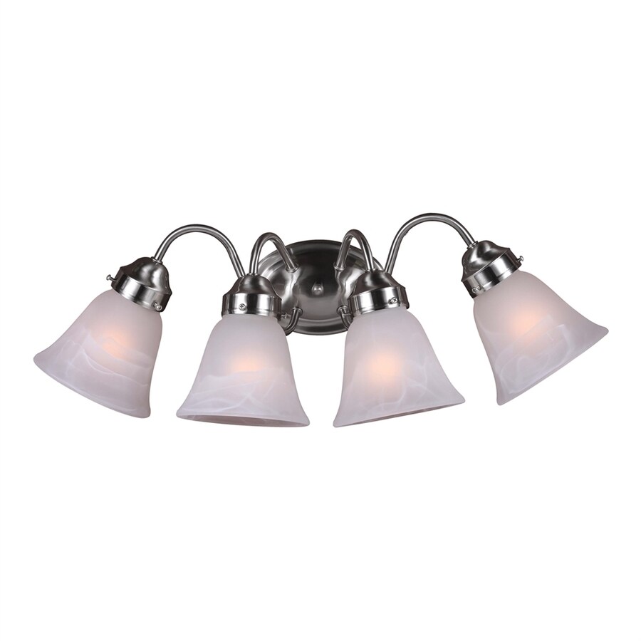 Volume International Barcelona 4 Light 24 In Brushed Nickel Volume International Barcelona 4 Light 24 In Brushed Nickel Bell Vanity