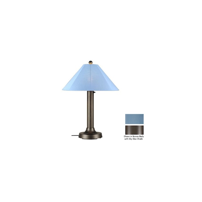 Patio Living Concepts 34-in Bronze Outdoor Table Lamp with Sky