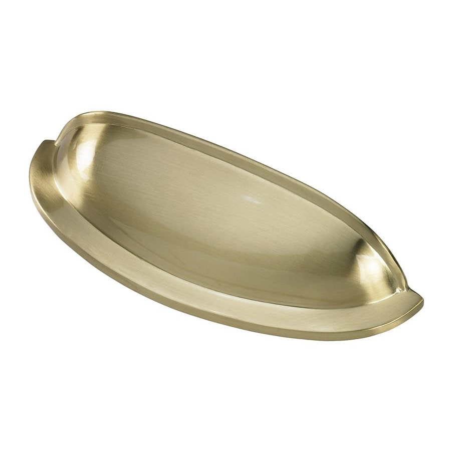 Shop Siro Designs Pennysavers 3-in Center to Center Fine-Brushed Brass ...