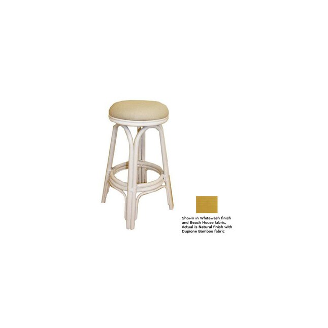 Hospitality Rattan ATG5260982 Carmen Natural 30-in Bar Stool