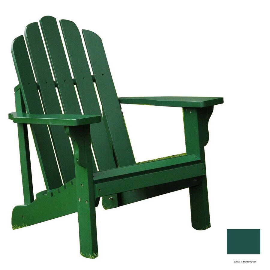Shine Company Hunter Green Adirondack Chair At Lowes Shine Company Hunter Green Adirondack Chair