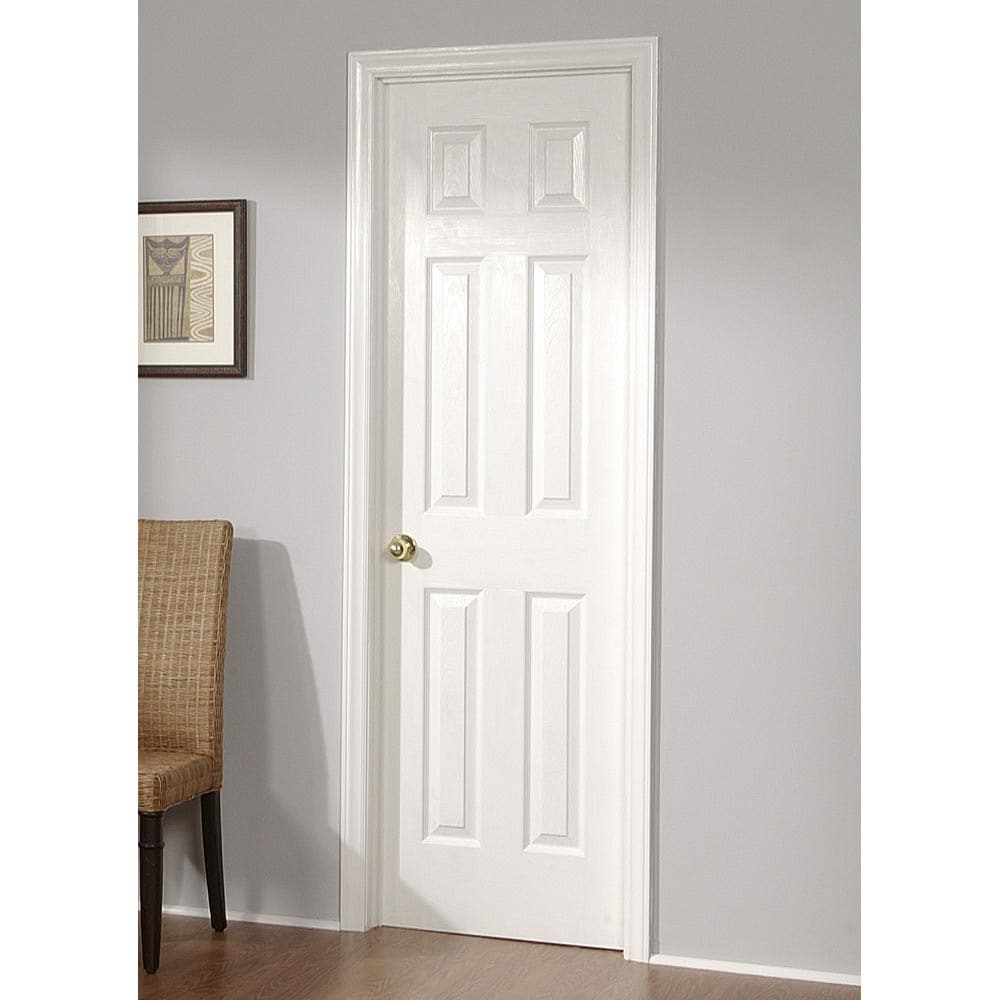 ReliaBilt 28 Right Hand 6 Panel Primed Molded Interior Door Unit At   400000898865 