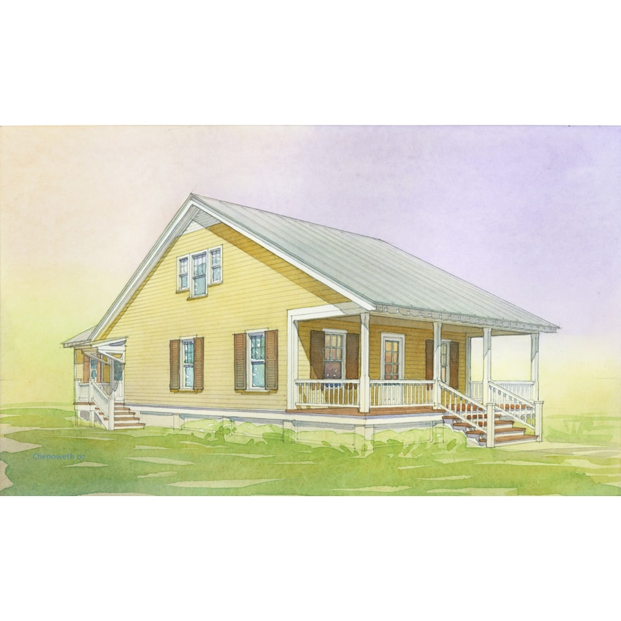 Lowe's Katrina Cottage KC1185 Plan (KC910 Extended) Set of 6 Plans