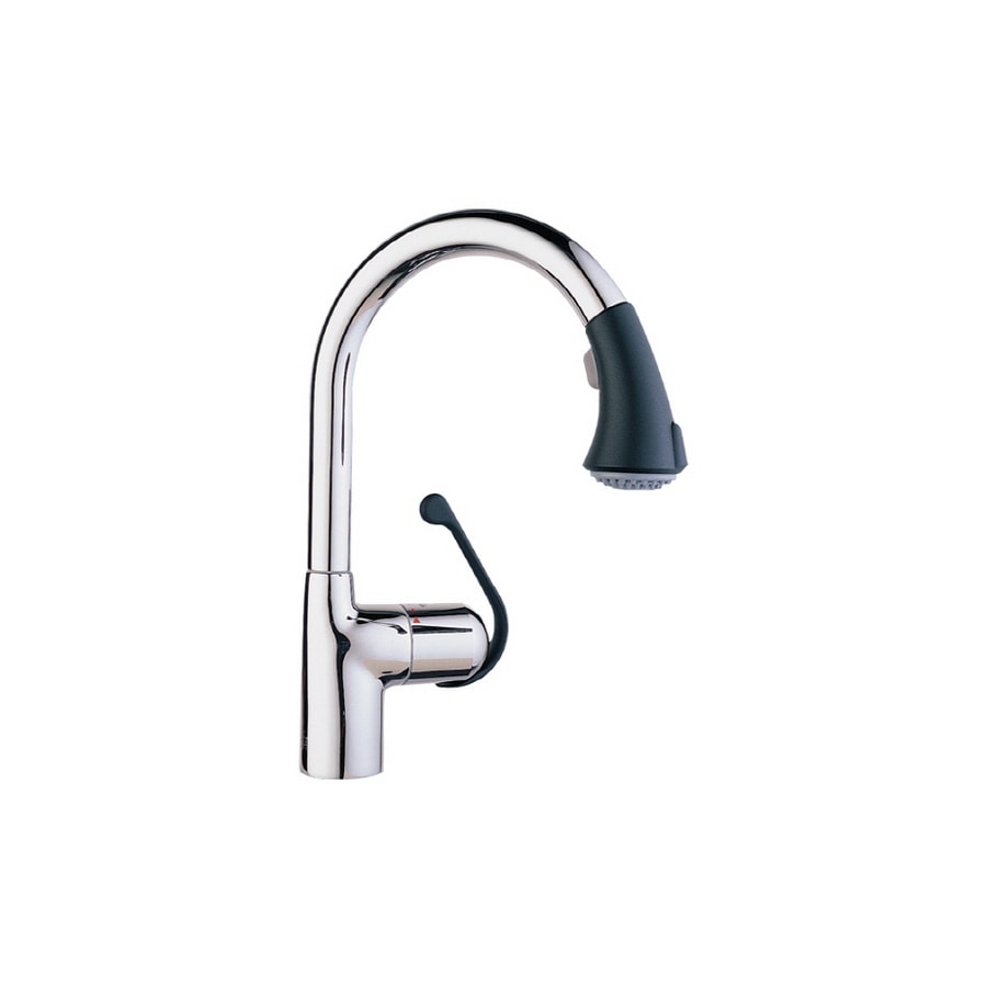 GROHE Ladylux Chrome 1Handle PullOut Kitchen Faucet in the Kitchen