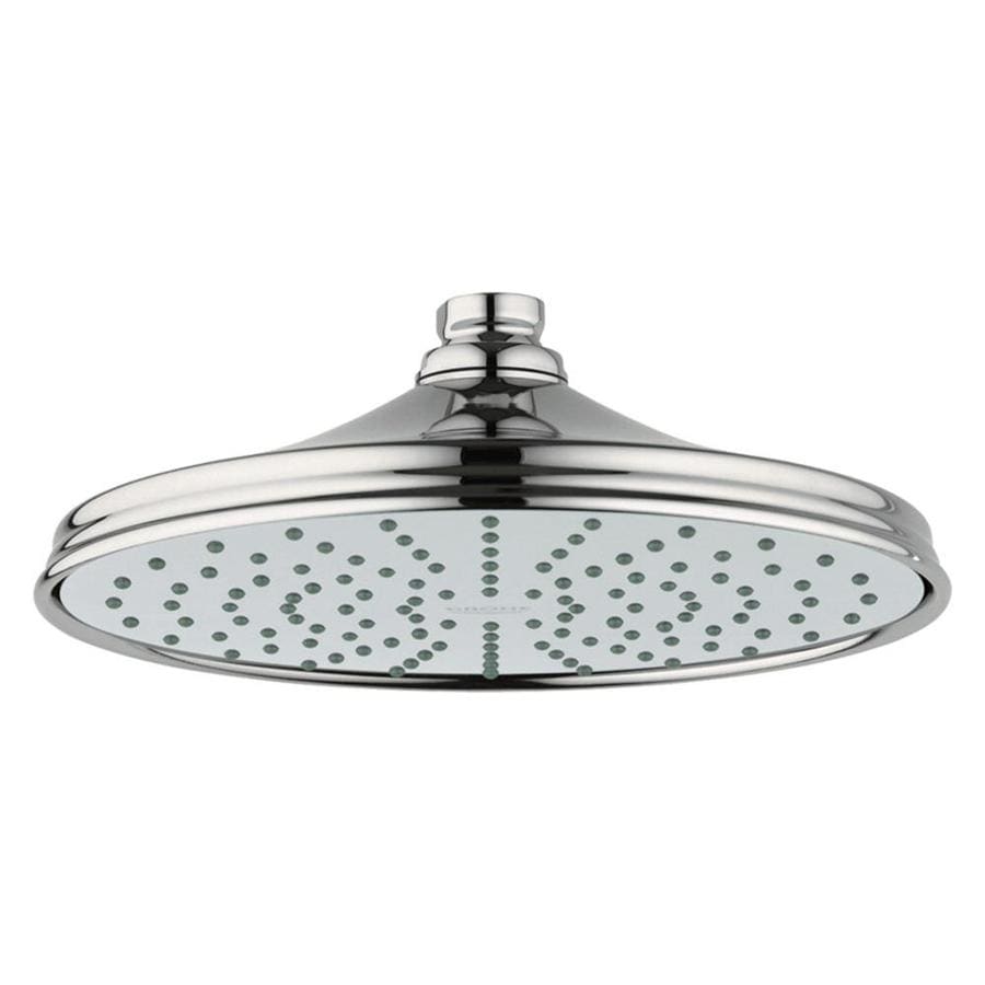 Grohe Rainshower Polished Nickel-spray Shower Head At Lowes.com