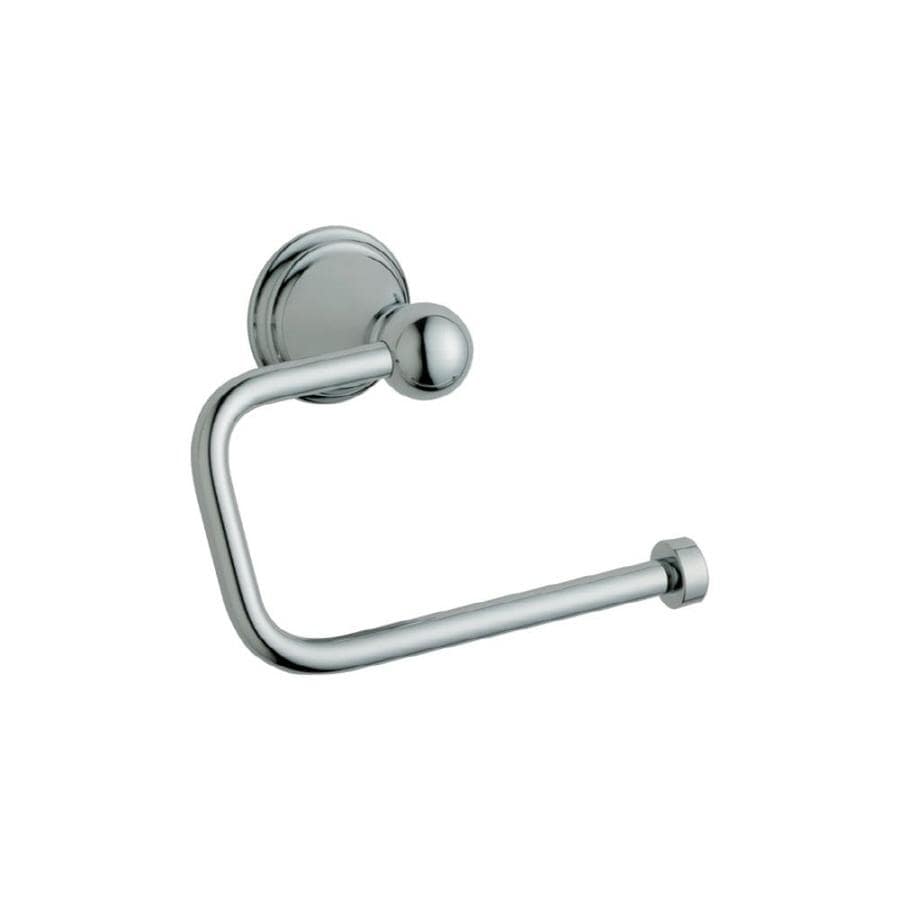 GROHE Geneva Starlight Chrome Wall Mount Single Post Toilet Paper Holder