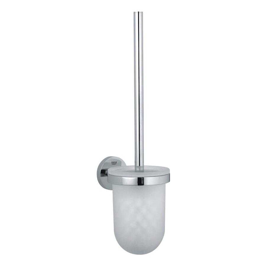 GROHE Essentials Chrome Brass Toilet Brush Holder