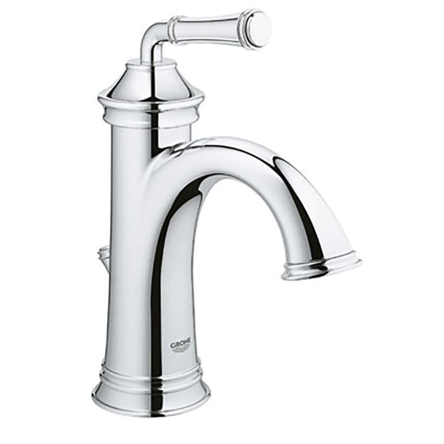 Shop GROHE Gloucester Chrome 1-handle Single Hole/4-in ...