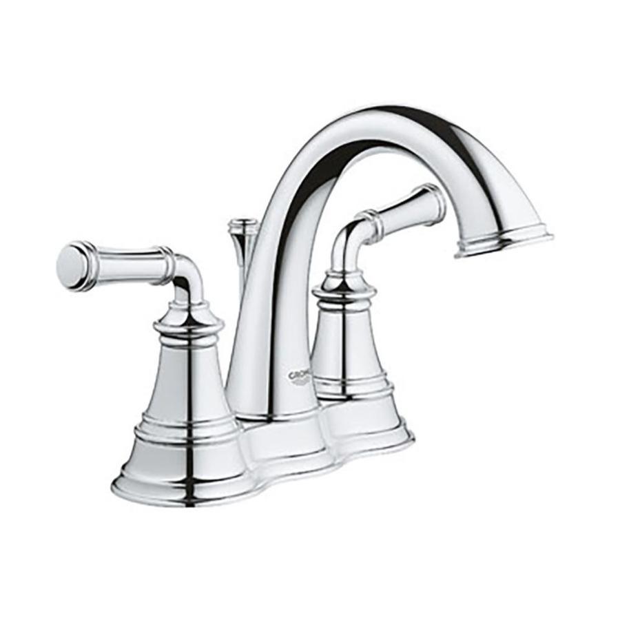 GROHE Gloucester Chrome 2 Handle 4 In Centerset WaterSense Bathroom   4005176342325 