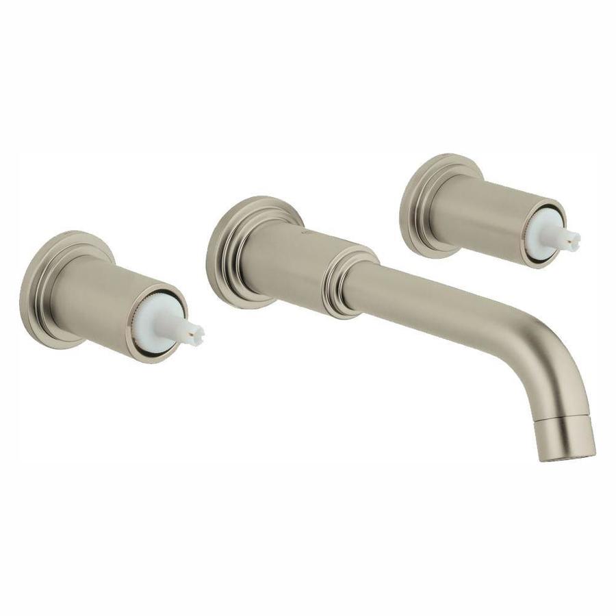 Grohe Atrio Brushed Nickel Vessel Watersense Bathroom Sink Faucet